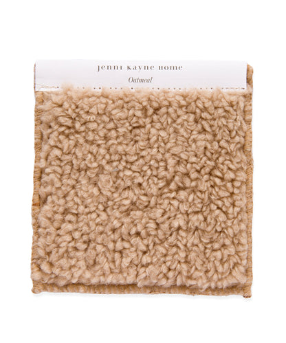 Fabric Swatch Oatmeal Sherpa