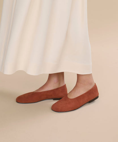 Suede Elodie Flat