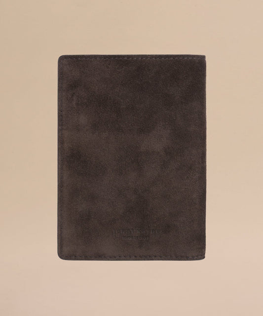 Suede Passport Holder
