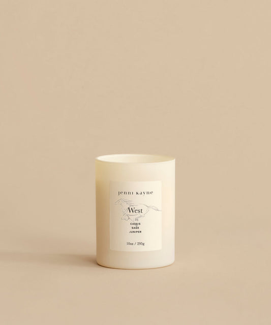 West Glass Candle
